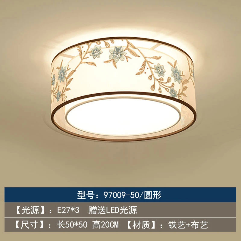 Retro Chinese chandelier for elegant and cosy lighting - vue 17 sur 17