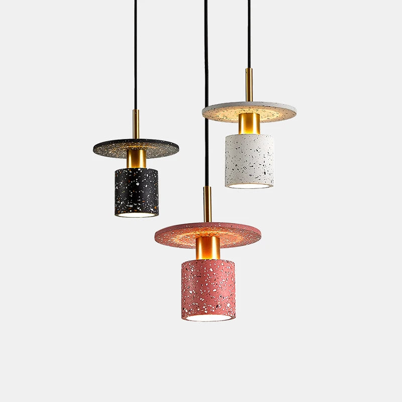 Creative terrazzo chandelier for restaurant hotel minimalist commercial