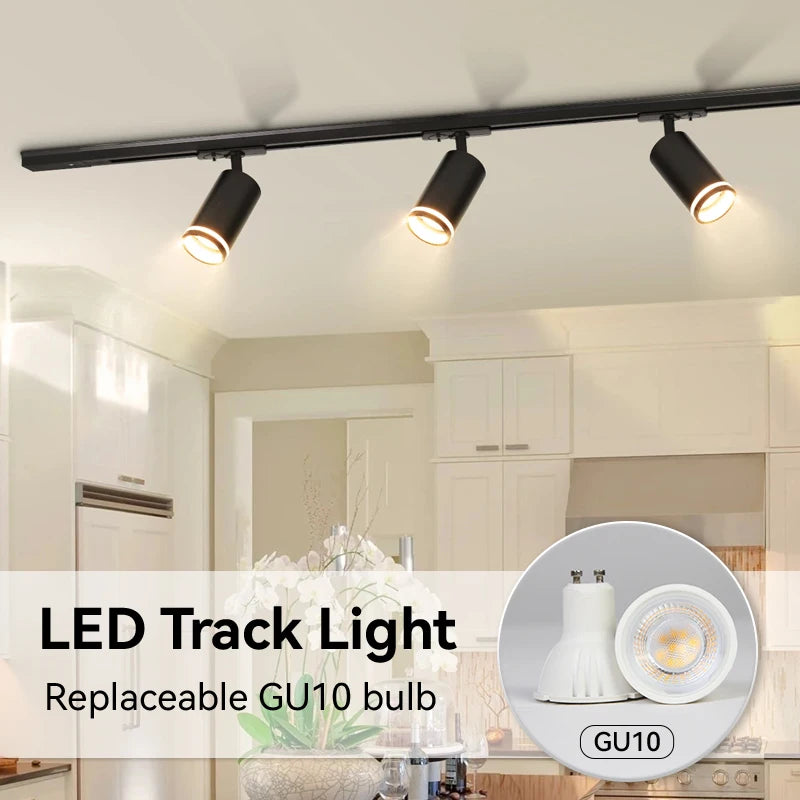 Led track spot light for shops and interior decoration