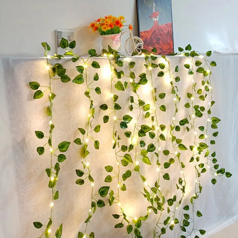 Battery-operated 100 LED string lights for festive outdoor decoration