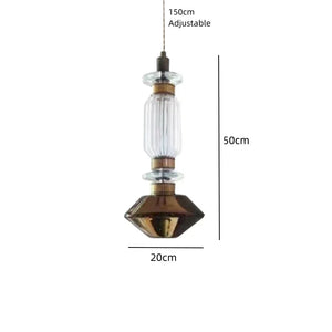 Modern crystal chandelier with LED lighting for interior decoration