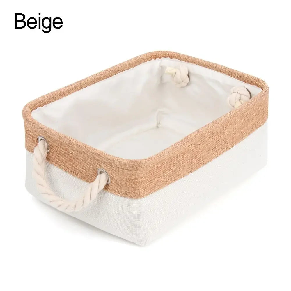 foldable storage basket for laundry and toys