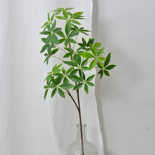 Artificial fortune tree with green foliage