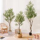 Decorative artificial olive tree plants for garden and home