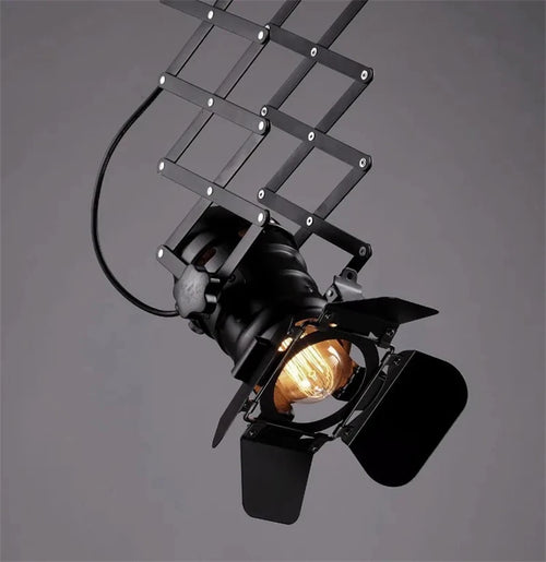 Vintage industrial style pendant light for café and restaurant - vue 5 sur 6
