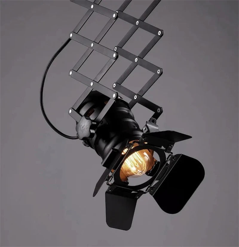 Vintage industrial style pendant light for café and restaurant - vue 4 sur 6
