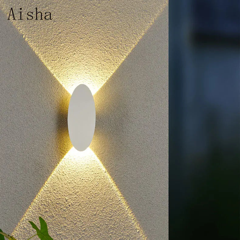 Minimalist waterproof wall light for indoor and outdoor