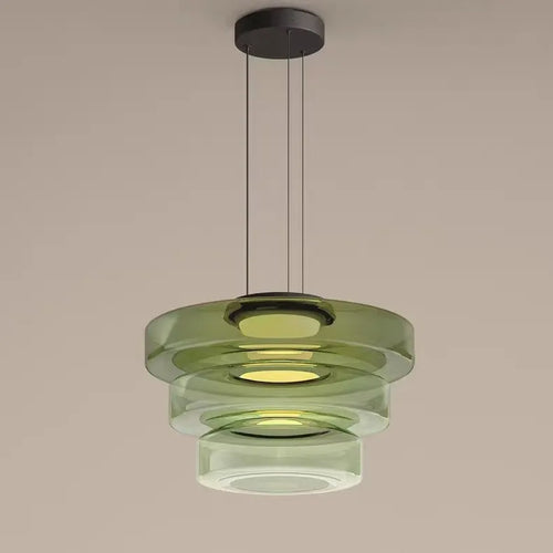 Levels series glass pendant light for modern decor - vue 6 sur 24