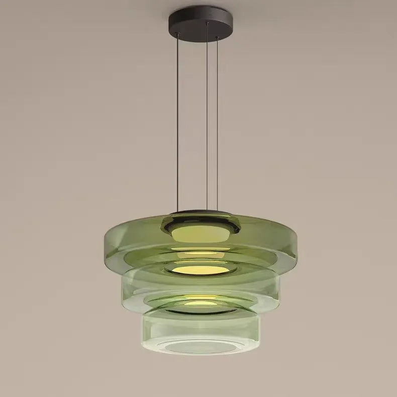 Levels series glass pendant light for modern decor - vue 5 sur 24