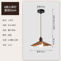 Vintage woven fabric chandelier Japanese style for artistic lighting