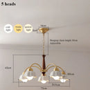 Modern ceramic flower chandelier for contemporary interiors