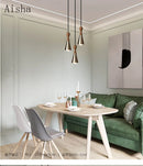 Solid wood chandelier for decorative indoor lighting