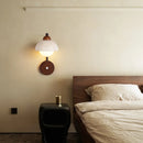 Decorative indoor LED natural stone wall light
