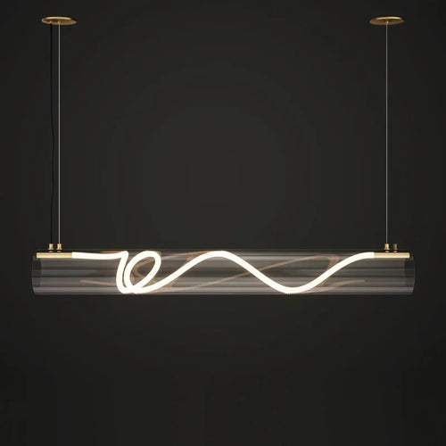Nordic style acrylic chandelier for interior decoration - vue 4 sur 9