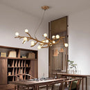 Modern design LED branch chandelier