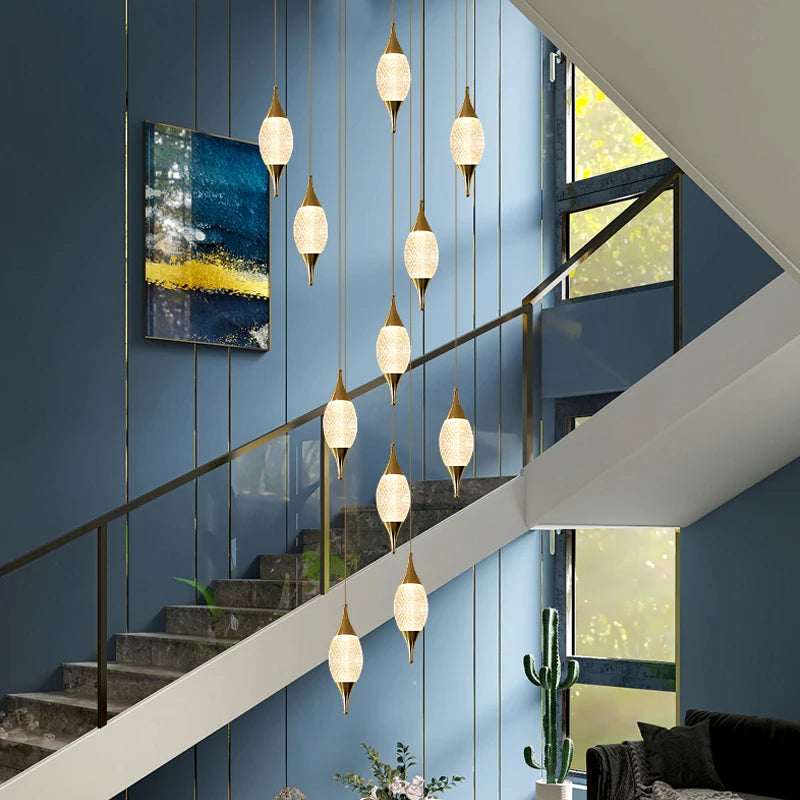 Modern chandelier for hotel and restaurant decor