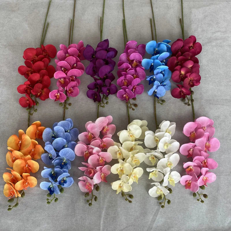 Velvet artificial flower arrangement for elegant decor