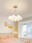 Modern suspended chandelier for energy-saving indoor lighting