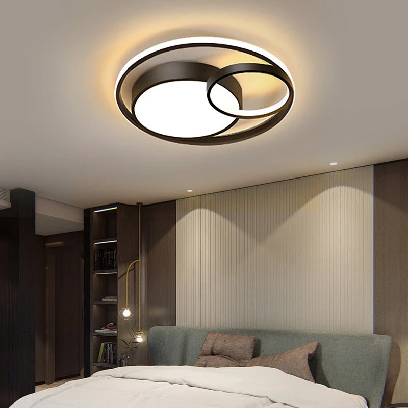 Modern LED ceiling light for living room, bedroom, dining room, dimmable indoor decorative lighting
