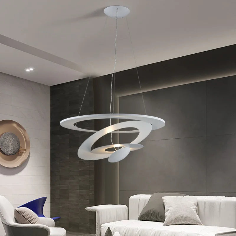 Modern metal pendant light for contemporary lighting