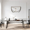Modern dimmable geometric LED chandelier