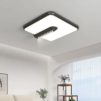 Modern LED ceiling light with remote control for decoration