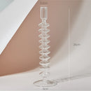 Clear glass candleholder modern nordic home decor