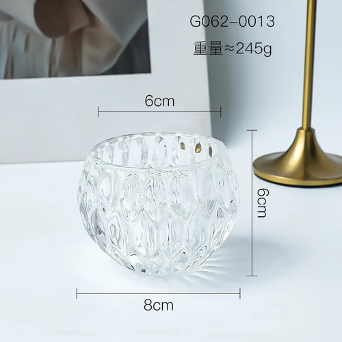 spherical glass pumpkin lamp for craft decorations - vue 12 sur 11