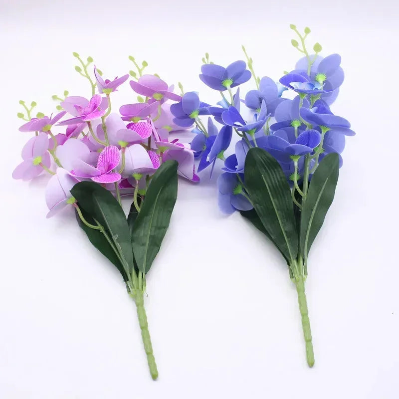 3d artificial butterfly orchid phalaenopsis decorative flowers