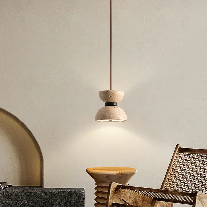 Nordic LED cave-shaped pendant lamp