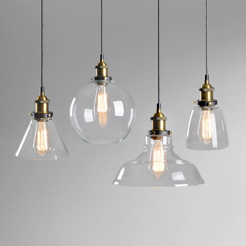 modern glass pendant light for elegant interior decoration