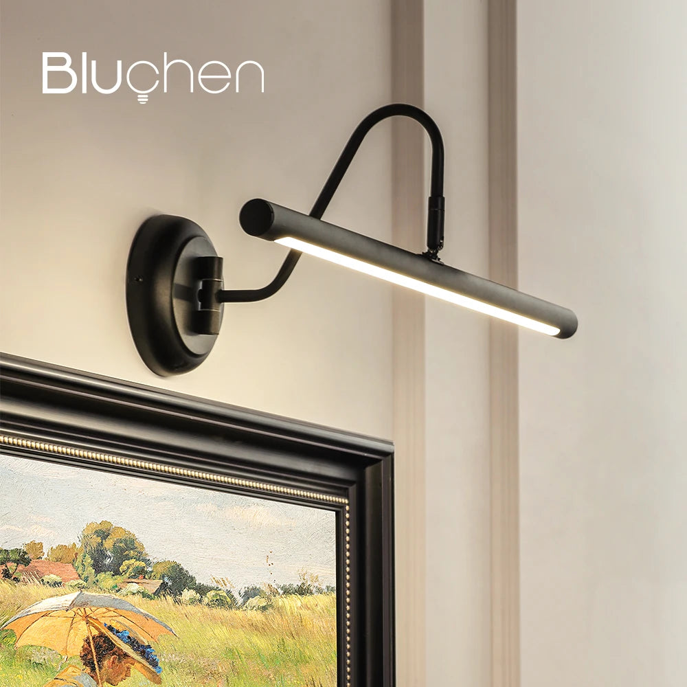 Modern LED wall light for indoor mirror