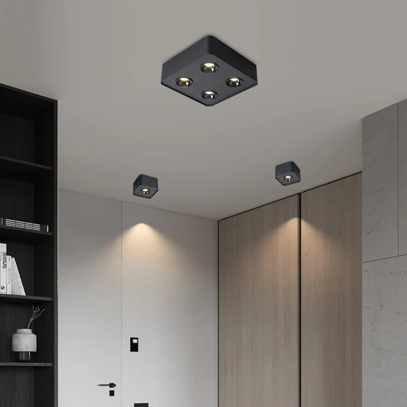 Smart mijia ultra-thin four-head square COB spotlight for home - vue 6 sur 16