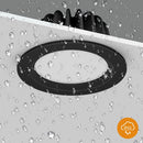 Round waterproof recessed LED panel downlight