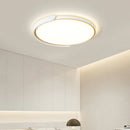 Modern LED ceiling light with remote control and versatile circular design