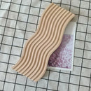 Decorative wooden tray for serving snacks and desserts