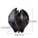 ceramic marine vase modern nordic decoration dried flowers