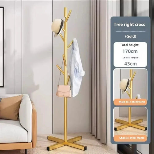 modern clothes rack with an elegant industrial style