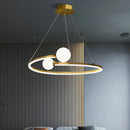 Nordic ring LED chandelier pendant light