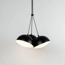 Black designer chandelier to assemble for modern interior decor