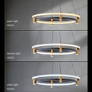 Nordic decorative LED ring chandelier for home