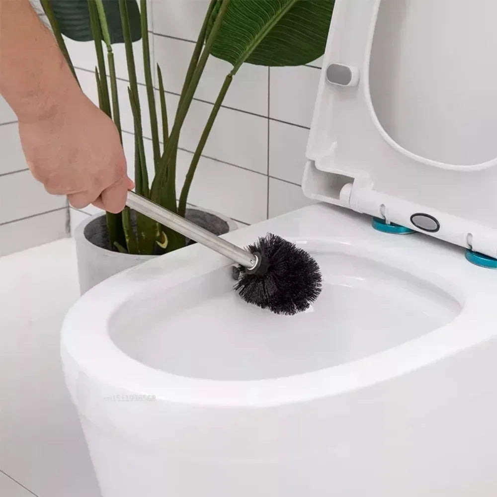 Stainless steel toilet cleaning brush - vue 5 sur 8
