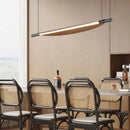 Japanese walnut wood chandelier retro style for interior decoration