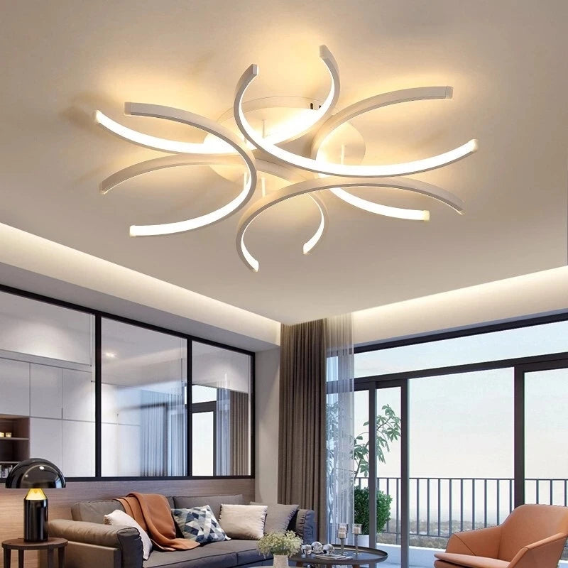 Modern creative LED ceiling light for interior decoration - vue 4 sur 6