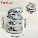 spiral vase disco ball modern decoration for flowers