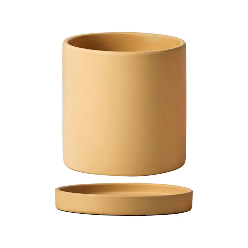 Nordic ceramic flower pot for decorative succulent plants