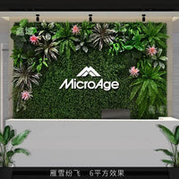Artificial plant wall for outdoor decoration and landscaping