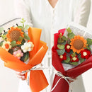 Handmade crochet sunflower bouquet for gifts and decorations