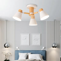 Nordic solid wood chandelier modern lighting for hotel and restaurant