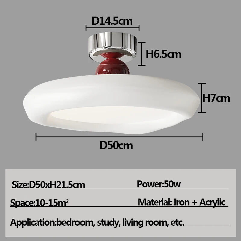 Modern LED chandelier for decorative indoor lighting - vue 10 sur 10